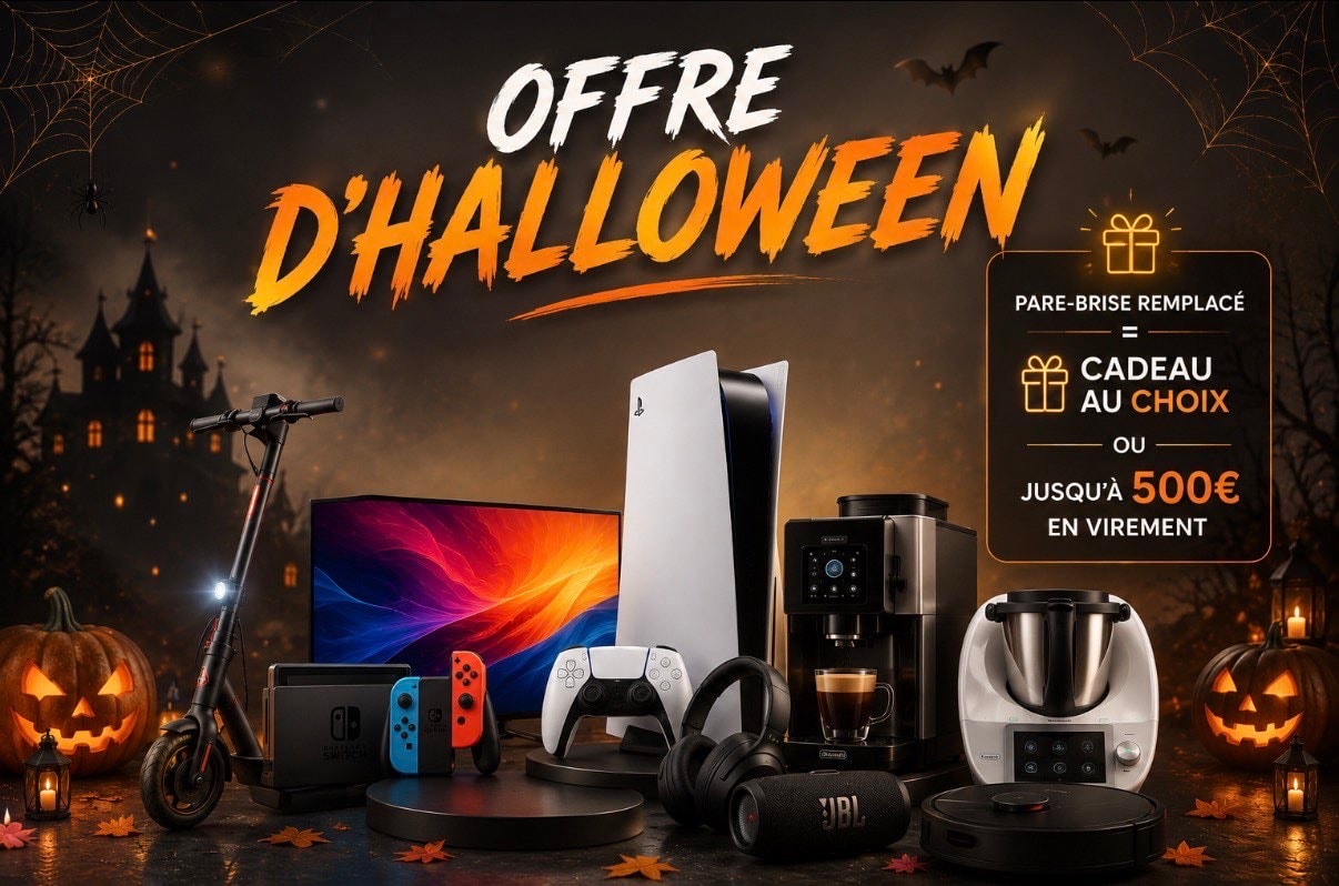 Les cadeaux offerts pour un remplacement de pare-brise
